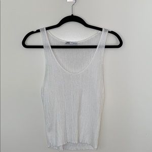 Zara sheer tank